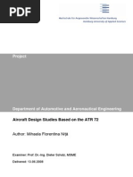 Aircraft Design Studies Based On The ATR 72