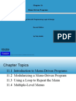 Starting Out With Programming Logic & Design - Chapter10 - Menu Driven Programming