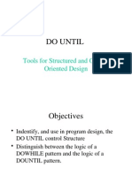 Tools for Structured and Object Oriented Design - DO UNTIL Structures