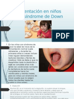 Alimentación en Niños Con Síndrome de Down