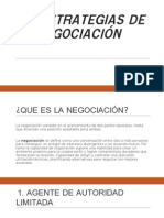 15 Estrategias de La Negociación