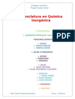 Quimica Inorganica Presentacion Word