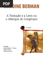 1985-A Tradução e a Letra Ou o Albergue Do Longínquo