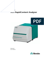 Manual For NIRS XDS RapidContent Analyzer PDF