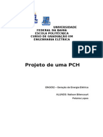 Dimensionamento PCH