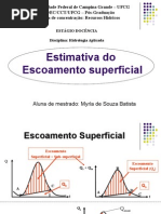 Hidrologia Aplicada Estimativa Do Escoamento Superficial