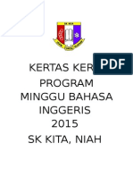  Program Minggu Bahasa Inggeris 2015