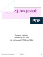 Aprendizaje No Supervisado