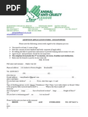 Adoption Application Form - Dogspuppies (2)