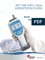 Handheld Air Particle Counter MET ONE HHPC+ Series Brochure