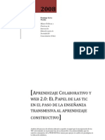 El Papel de Las TIC en El Paso de La Enseñanza Transmisiva Al Aprendizaje Colaborativo