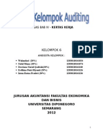 Tugas Auditing Bab 4 - Kertas Kerja