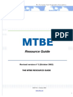 Mtbe Resource Guide Pubefoamtbe