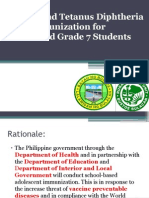Measles and Tetanus Diphtheria 2015