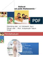 ReferatTranfusi Pada Thalasemia