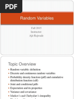 Random Variables PDF