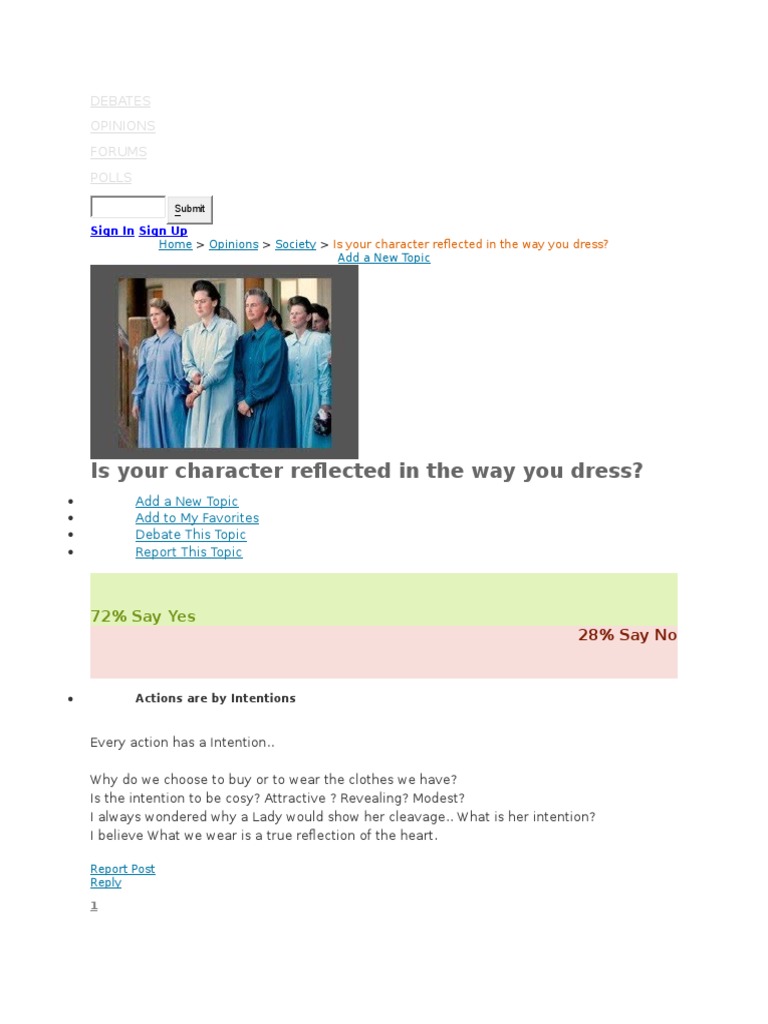 Debates | PDF | Fashion | Clothing