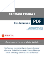 Farmasi Fisika I Pendahuluan 2015