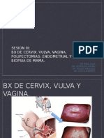 Sesion III Bx de Cervix