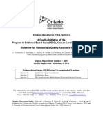 2013 Guideline for Colonoscopy Quality Assurance in Ontario. CCO