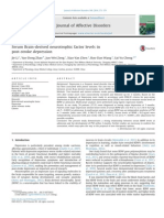 Serum BDNF Levels in Post Stroke Depression-li2014