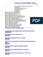 PROJ 592 - Project Cost and Schedule Control