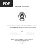 Download Proposal Penelitian Klorofil Powder dari Daun Suji by Fathia Mutiara Willis SN289740102 doc pdf