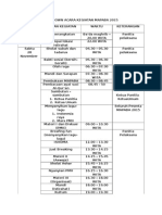 Run Down Acara Kegiatan Mapaba 2015