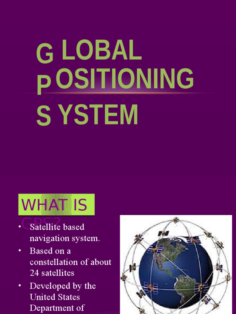 Global Positioning System PDF Global Positioning System Satellite
