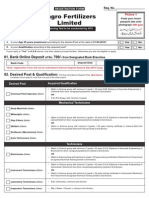 Engro Furtilizer Form