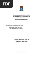 4º Experimento - Força de Impacto de Jatos Em Superfícies Defletoras