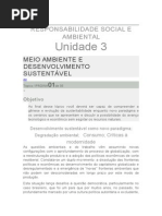 Responsabilidade Social e Ambiental