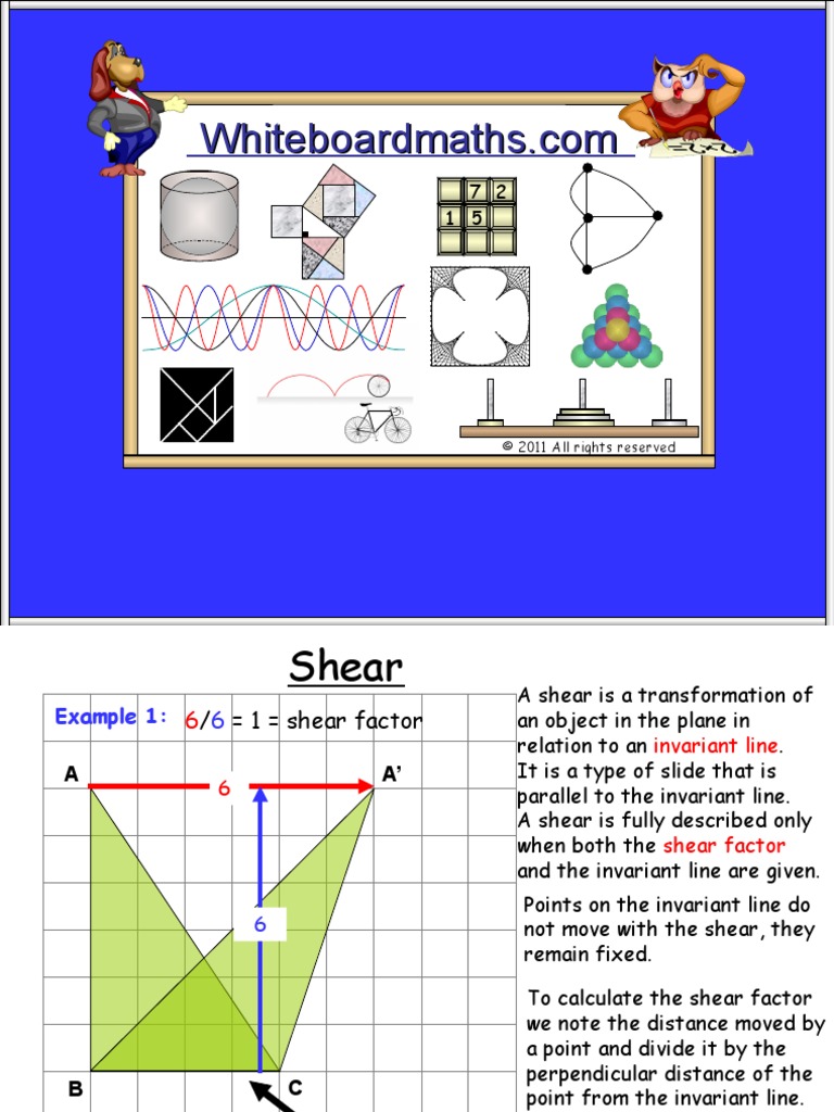 3 Shear and Stretch Invariant (Mathematics) Geometry
