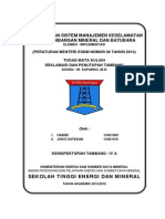 Pelaksanaan Sistem Manajemen Keselamatan Pertambangan Mineral Dan Batubara