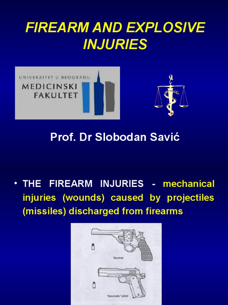 Firearm Injuries Rifle Firearms