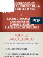 Socialisme, Communisme Ey Syndicalisme en Allemagne Depuis 1875