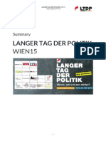 LANGER TAG DER POLITIK  WIEN15 - Report