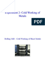 Lab - Cold Working of Metals