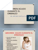 Abdomen Agudo Durante El Embrazo Con Pawer