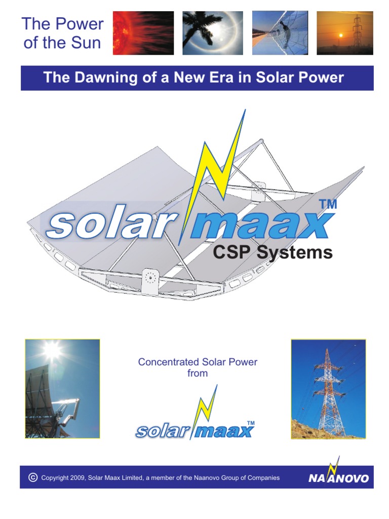Concentrated Solar Power Solutions | PDF