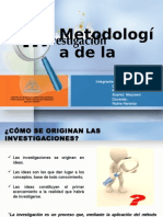 Metodología de La Investigación. 