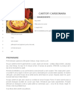 Cartofi Carbonara