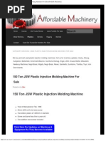 Download Used Plastic Injection Molding Machines For Sale by James SN289768903 doc pdf