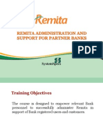 Central Bank of N TSA Initiative: Manual For Remita Partner Banks