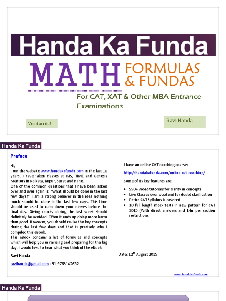 MathFundas WWW - Qmaths.in | PDF | Triangle | Trigonometric Functions