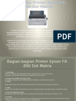 Printer Dot Matrix Epson FX890