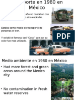 Medio Ambiente en 1980 en México