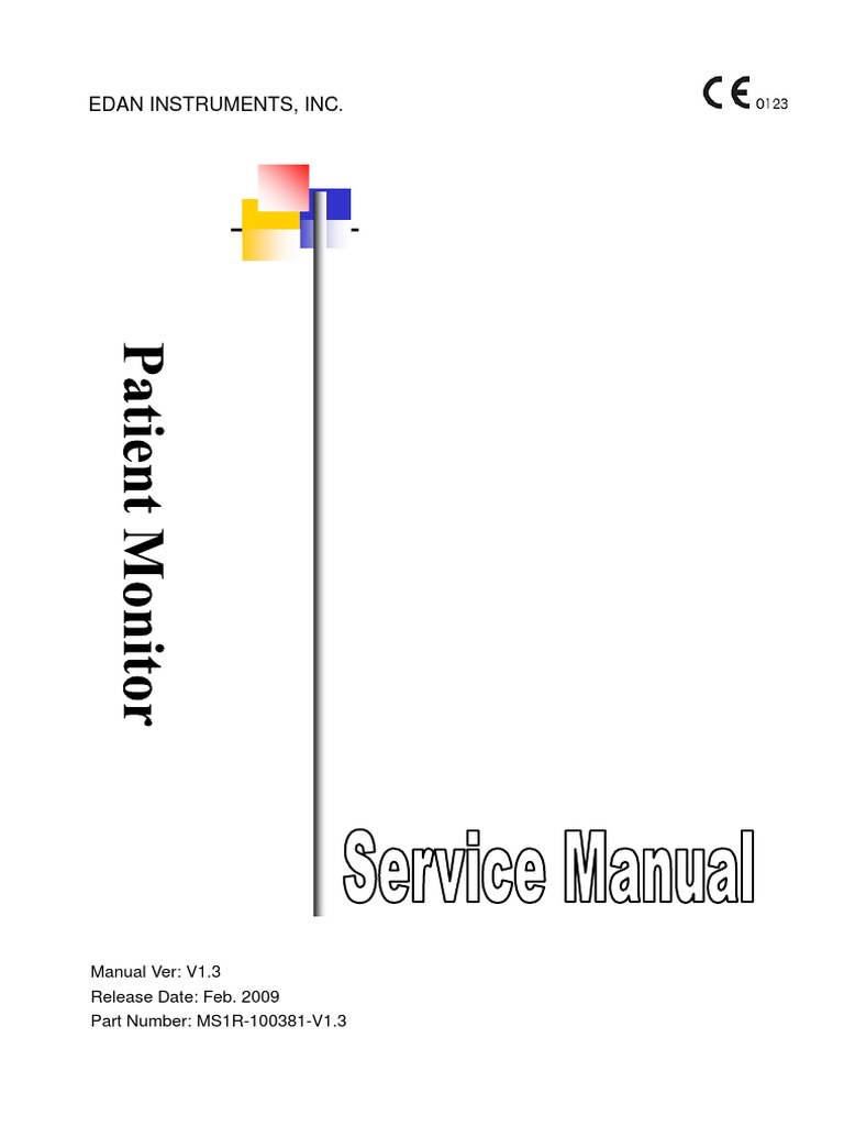 MS1R 100381 Patient Monitor Service Manual V1_3 | Monitoring (Medicine) |  Amplifier