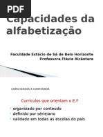 Capacidades Da Alfabetização