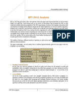 IIFT 2012 Analysis: 1. Reading Comprehension